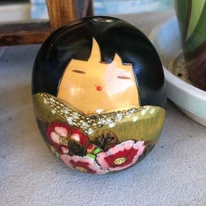 Usaburo Japanese Kokeshi wooden doll